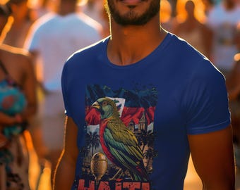 Haiti 2026 FIFA World Cup T-shirt | Les Grenadiers fangåva | Haiti fotbollströja | Unisex grafiktröja