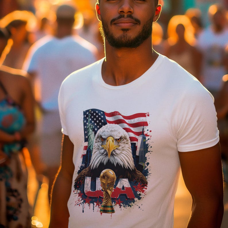 USA 2026 FIFA World Cup T-Shirt | USMNT Soccer Fan Gift | American Football Tee | Unisex Graphic Tee image 8