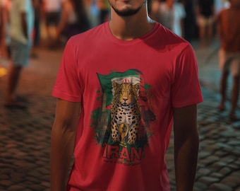 Iran 2026 FIFA World Cup T-shirt | Team Melli fotbollsfangåva | Iran fotbollströja | Unisex grafisk t-shirt