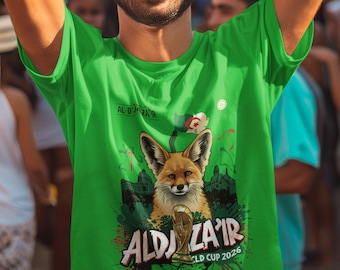 Algeria 2026 FIFA World Cup T-Shirt | Les Fennecs Soccer Fan Gift | Algérie Football Tee | Unisex Graphic Tee
