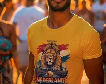 Holland 2026 FIFA World Cup T-shirt | Orange fotbollsfanpresent | Nederländernas fotbollströja | Unisex grafisk t-shirt
