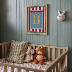Circus Alphabet Print | Nursery Wall Art | Baby Shower Gift | A5 A4 A3 |