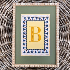 Impresión de letras decorativas A3 A4 A5 / Arte de pared personalizado / Regalo personalizado / Decoración para niños