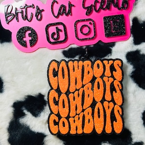 cowboys cowboys cowboys car freshie