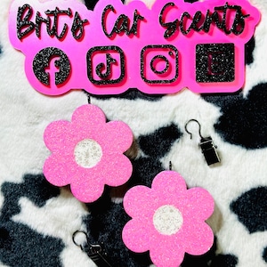 flower freshie vent clips
