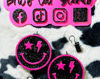 star bolt smiley freshie vent clips