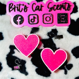 heart freshie vent clips