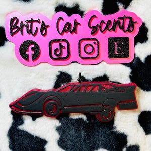 race car car freshie