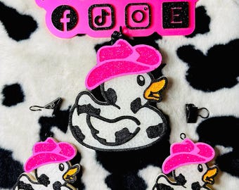 cowboy duck car freshie
