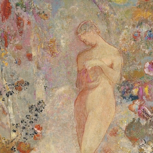 Pandora by Odilon Redon ca. 1914. Printed on premium canvas.