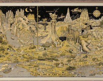 The Land of Make Believe  by Jaro Hess. Fine art print repro.