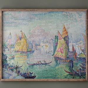 The Lagoon of Saint Mark Venice by Paul Signac 1905. Canvas and