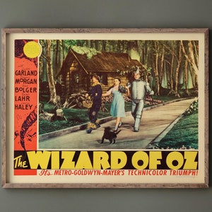The Wizard of Oz historic movie poster reproduction. Vintage prints of films that changed cinema history
