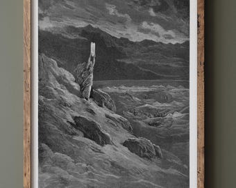 ギュスターヴ・ドレ作「失楽園」キャンバス/ジョン・ミルトン作