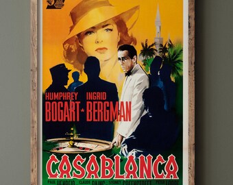 カサブランカで恋人役を演じるイングリッド・バーグマンと