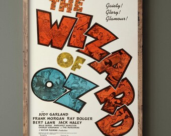 The Wizard of Oz historic movie poster reproduction. Vintage prints of films that changed cinema history