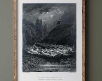 1889年 アルフレッド・テニスンと登場人物たち - ギュスターヴ・ドレ