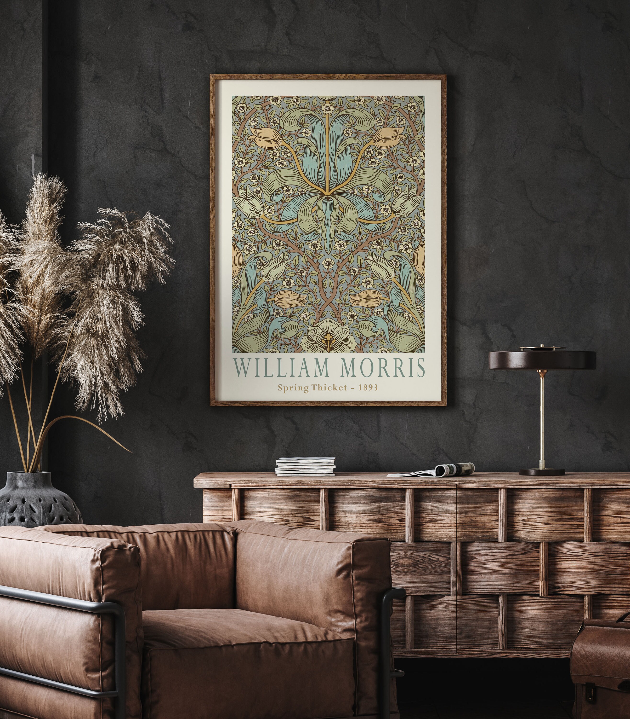 Spring Thicket William Morris Spring Thicket 1893. Remastered Art Print of Vintage ...