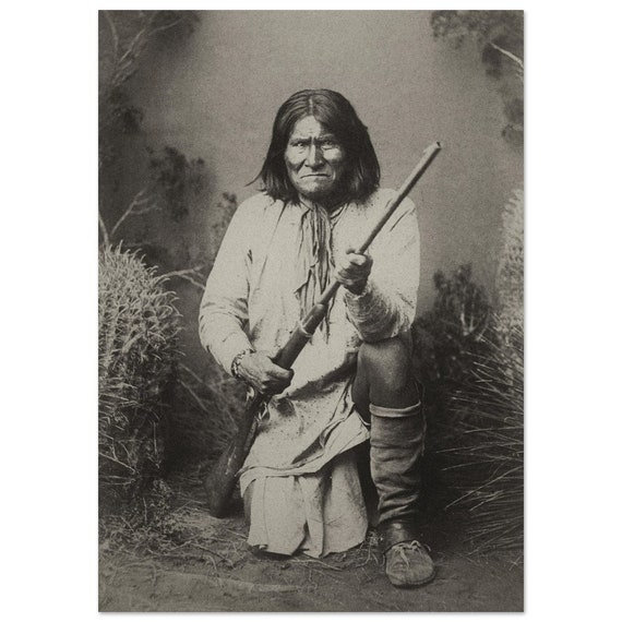 ジェロニモ・アパッチ族の指導者。ネイティブアメリカン・インディアン