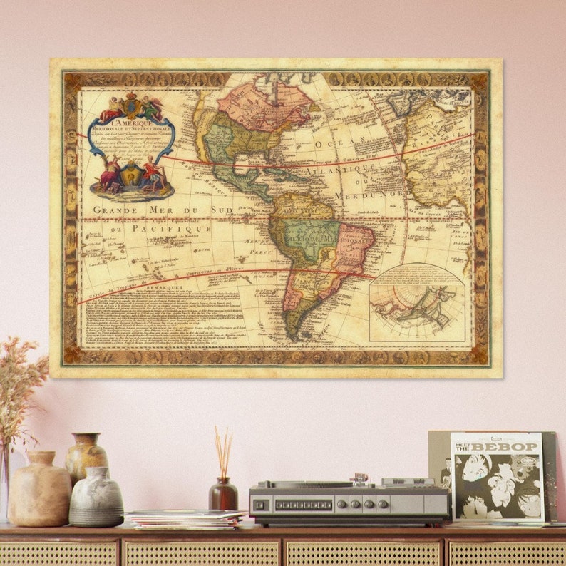 Ancient Map of America Old Antique - Il 794xN.5747498106 S07r