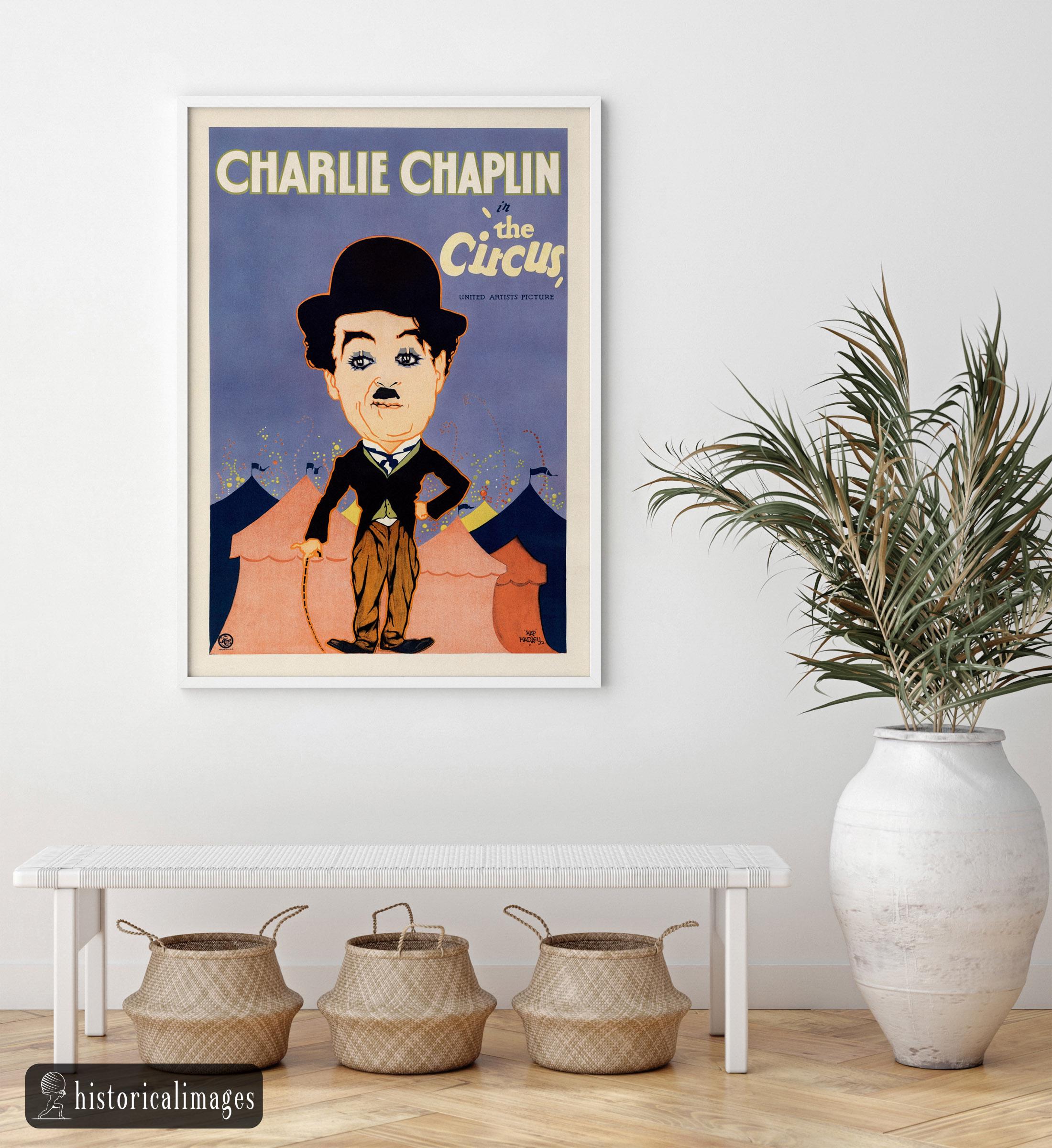 Poster Cinéma - Le Cirque De Charlie Chaplin - Affiche HQ 60x80cm - Neuf - PostersAndCo - Décoration Murale