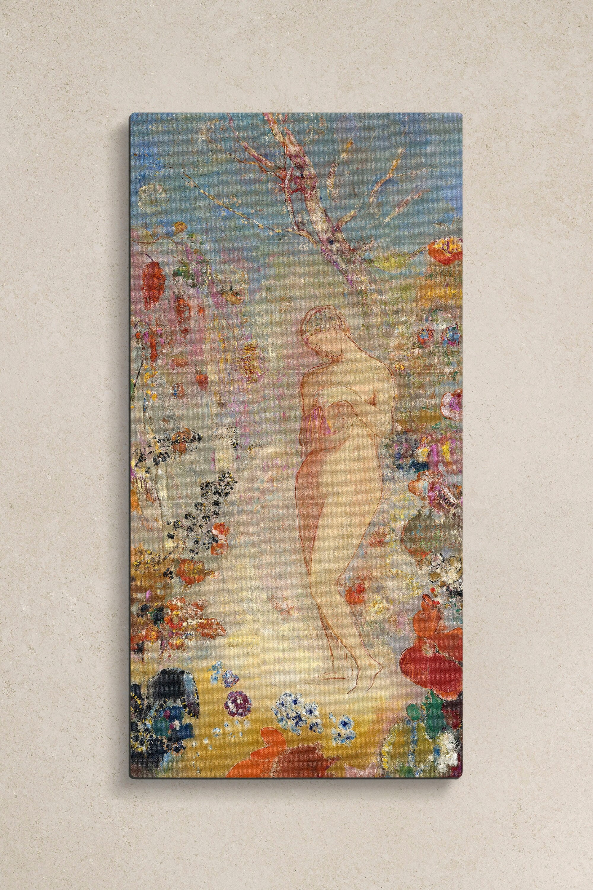 Pandora by Odilon Redon ca. 1914. Printed on premium canvas.