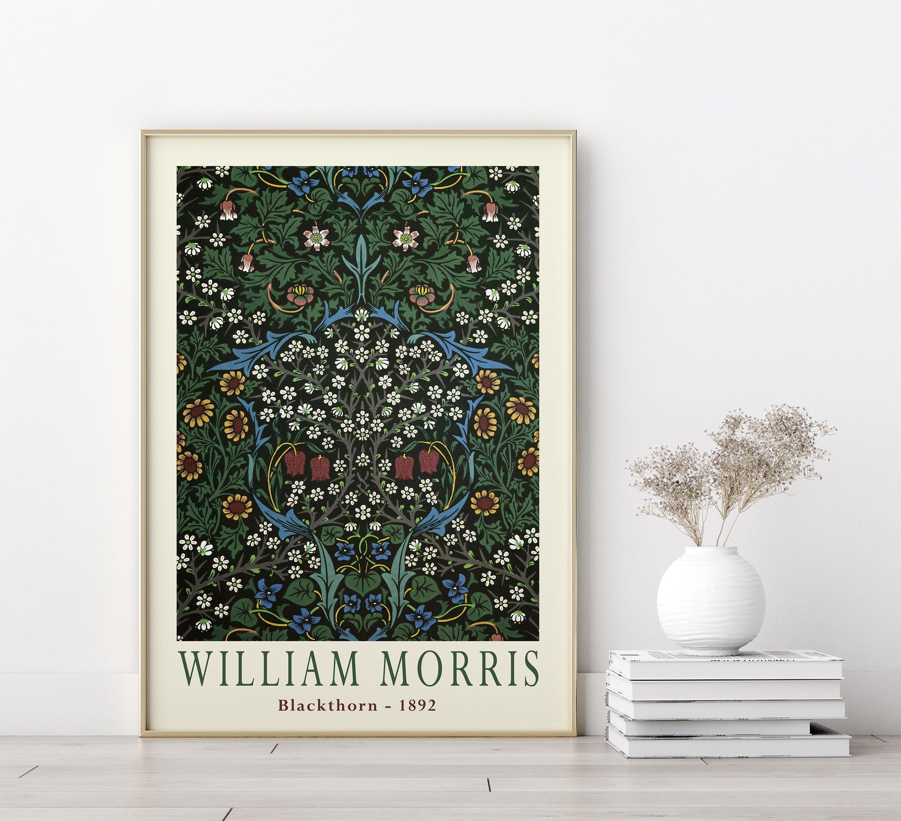 Blackthorn By William Morris - Morris & Co - Just For You Blanko-Karte