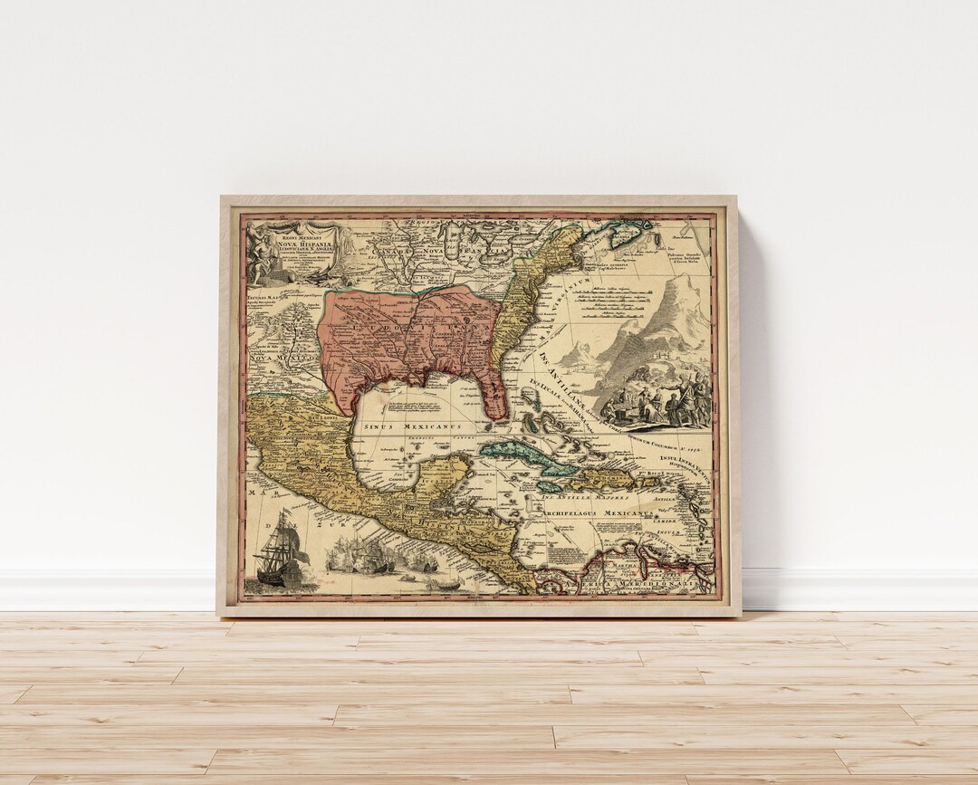 Ancient Map of North America Reproduction - Il 1080xN.4801038148 Rfb9