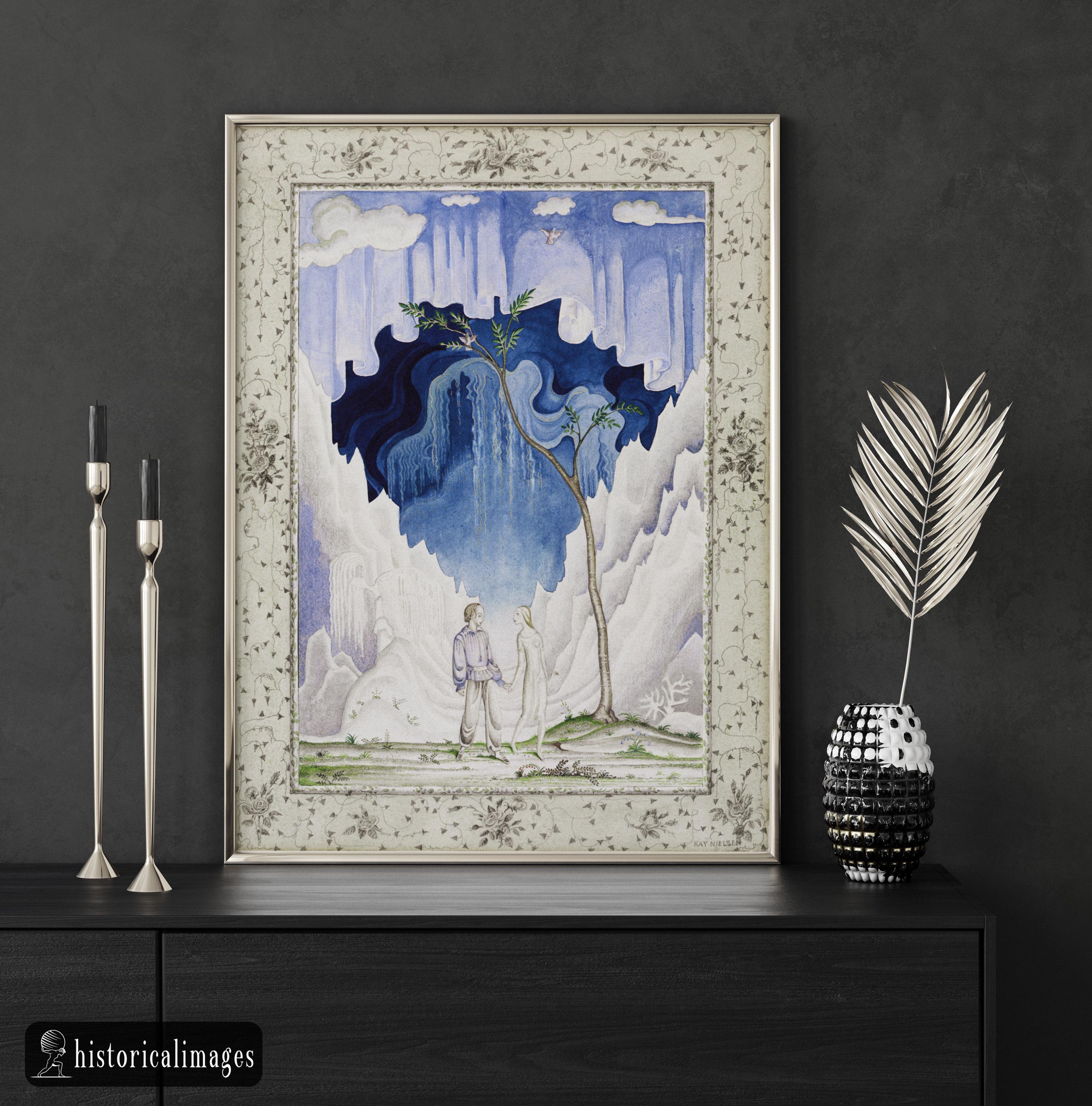 Kay Nielsen and His Illustration to the Snow Queen. Fine Art Print