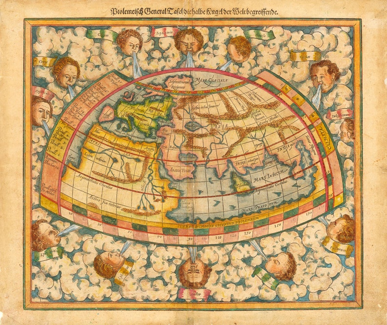Ptolemaic Ancient Map Of Europe Poster By Sebastian M nster Etsy Ptolemaic ancient map of europe poster by sebastian m nster etsy