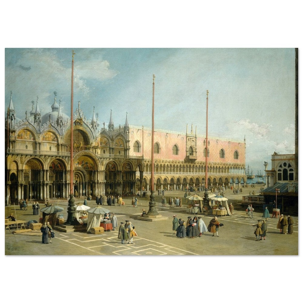 San marco ベネチア サンマルコ広場 絵画 イタリア ヴェネツィアのサン