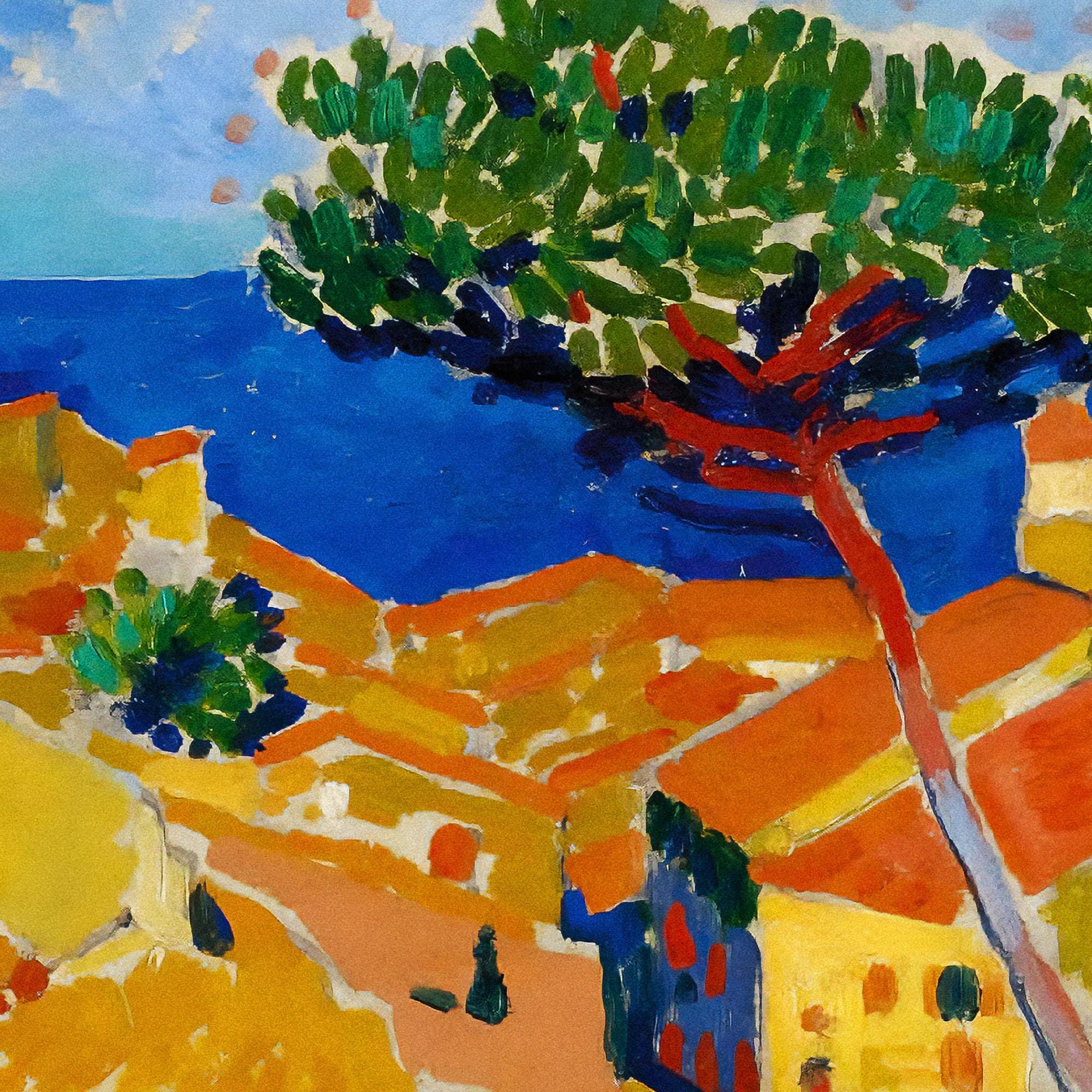 絵画 DeraDx Vue De Collioure by Andre Derain 1905. Fine Art Print and Canvas