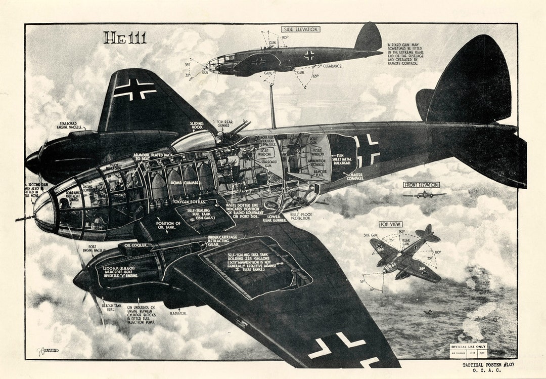 MINIATURE AVION MILITAIRE &HEINKEL HE 111H  ALTAYA 1/144 Eme Aviation Allemande 175797491794