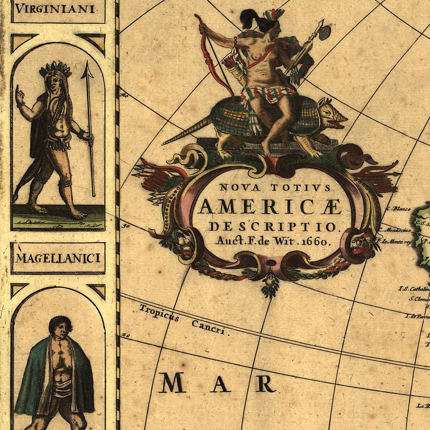 Ancient Map of America Poster - Il Fullxfull.4801013712 F5gt