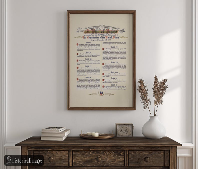 A Bill of Rights as Provided in the Ten Original Amendments to the ...