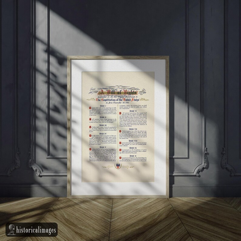 A Bill of Rights as Provided in the Ten Original Amendments to the ...