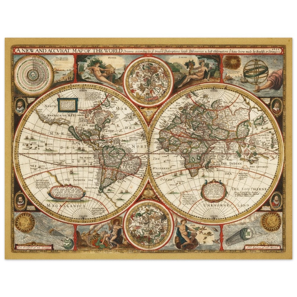 ANGALIA MAPS アンティーク銅版画 1832年 額縁なども当時の物 43001_ed0d475b-511e-4f53-bb23-
