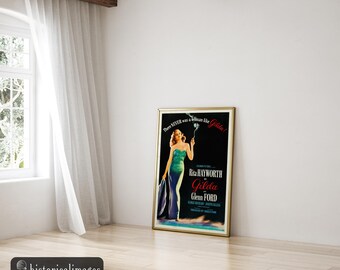 Gilda Movie Poster Print: Vintage Rita Hayworth Film Art - Etsy