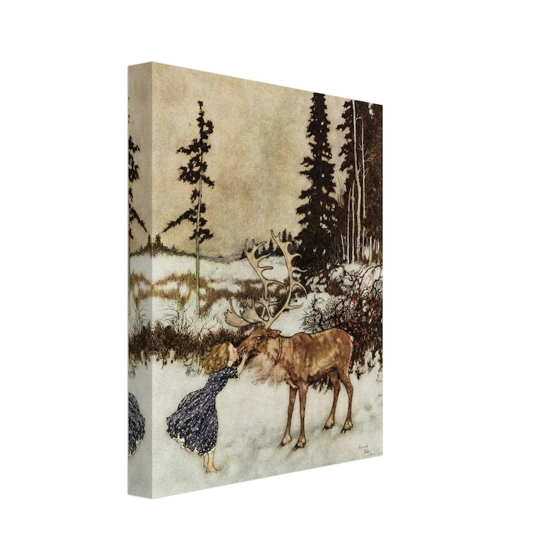 Illustration by Edmund Dulac for the Snow Queen by Hans Christian ...