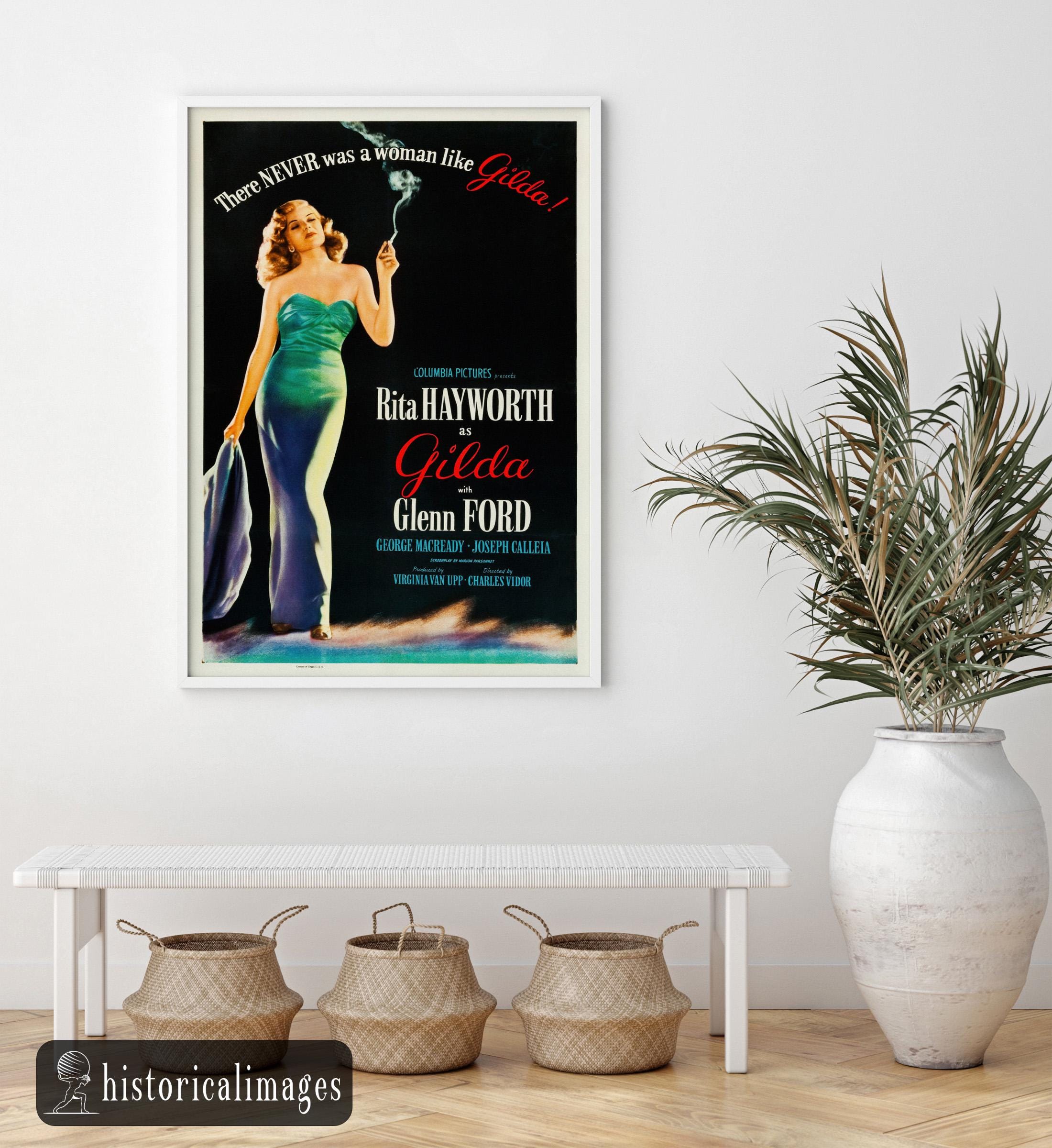 Gilda Movie Poster Print: Vintage Rita Hayworth Film Art - Etsy