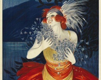 Aix Les Bains Advertising Vintage Poster Created by Leonetto