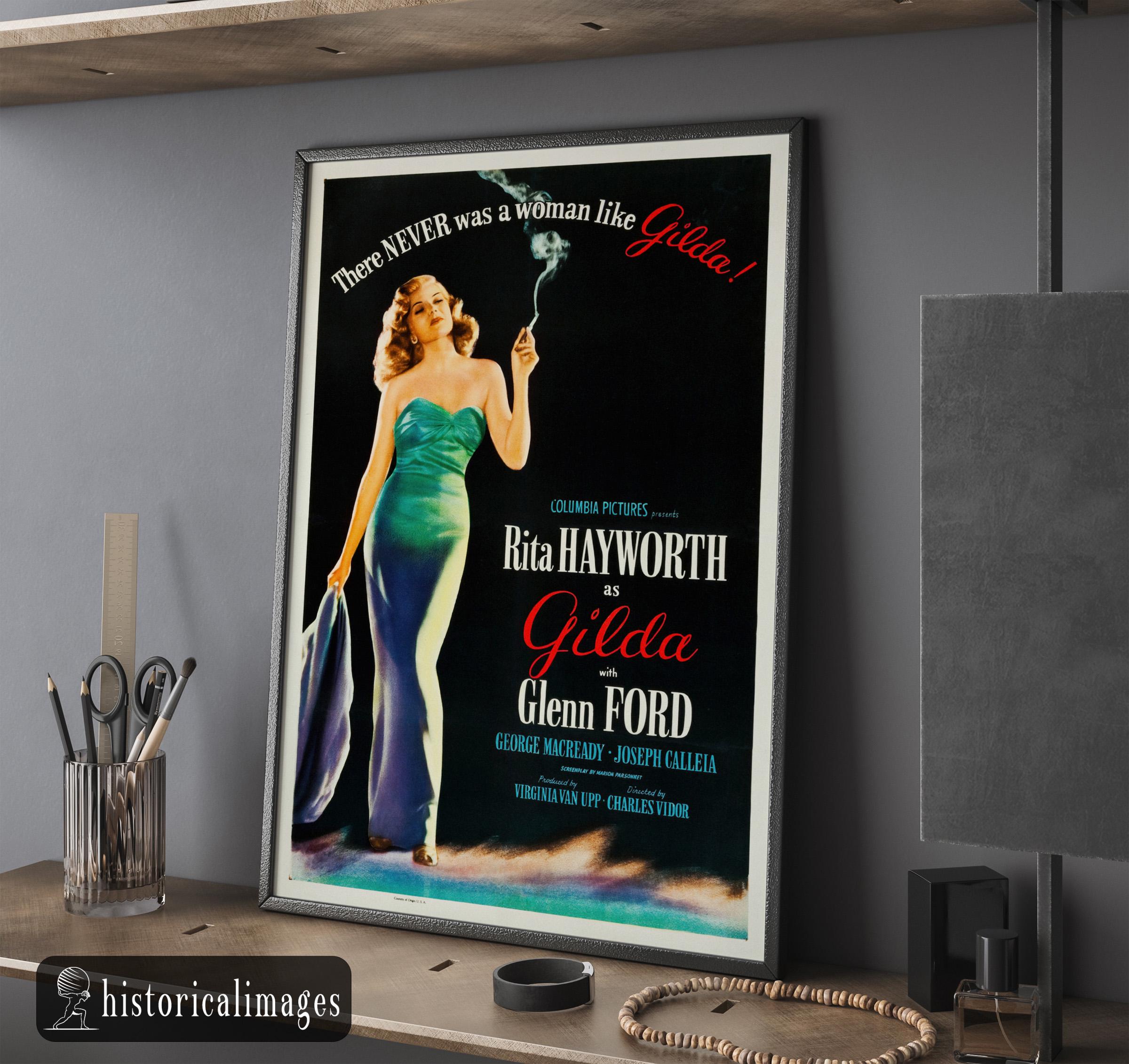 Gilda Movie Poster Print: Vintage Rita Hayworth Film Art - Etsy