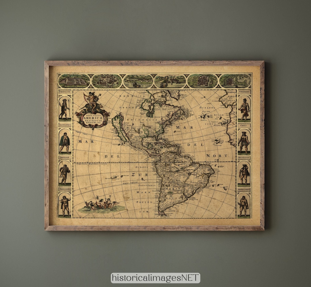 Ancient Map of America Poster - Il 1080xN.4800981042 Tf0j