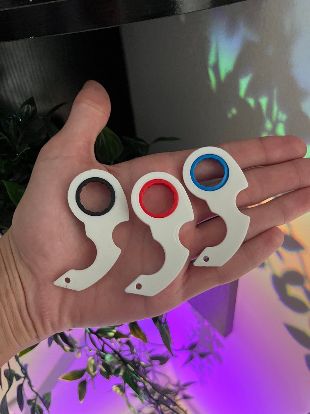 Keychain Spinner Karambit Key Chain Key Keyholder Fidget Etsy