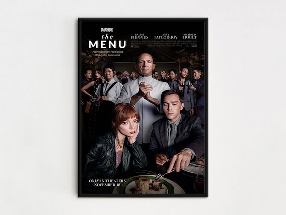 The Menu Movie Posters Offer Patrons a Painstakingly Prepared Film