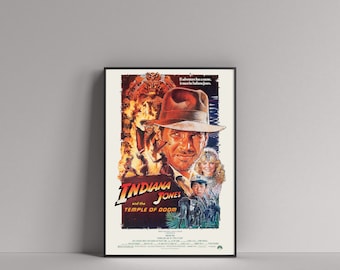 Indiana Jones and the Temple of Doom (1984) 11x17 Movie Film POSTER (Harrison Ford, Kate Capshaw)