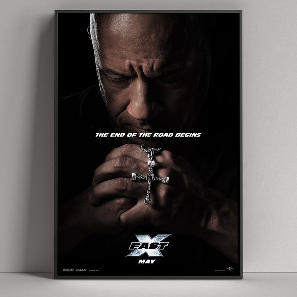 Fast X (2023) 11x17 Movie Film POSTER Glossy Print Wall Art (Vin Diesel, Jason Momoa) #2