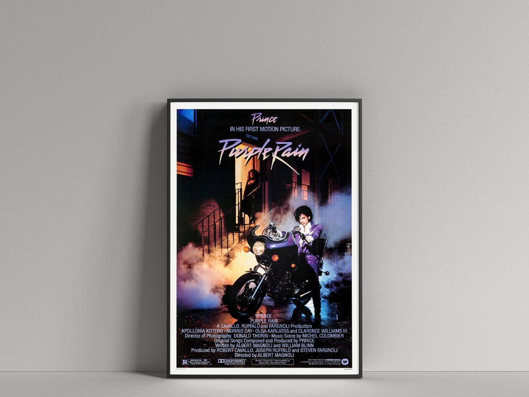 Purple Rain 1984 11x17 Movie Film POSTER prince, Apollonia Kotero - Etsy