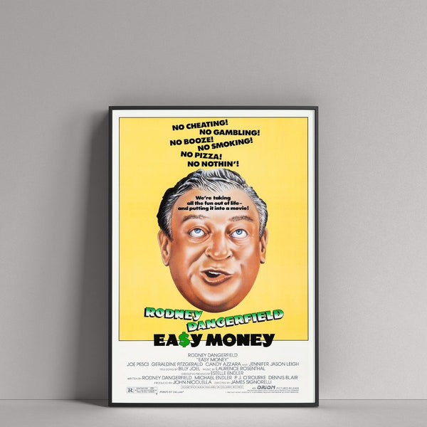 Easy Money (1983) 11x17 Movie Film POSTER (Rodney Dangerfield, Joe Pesci)