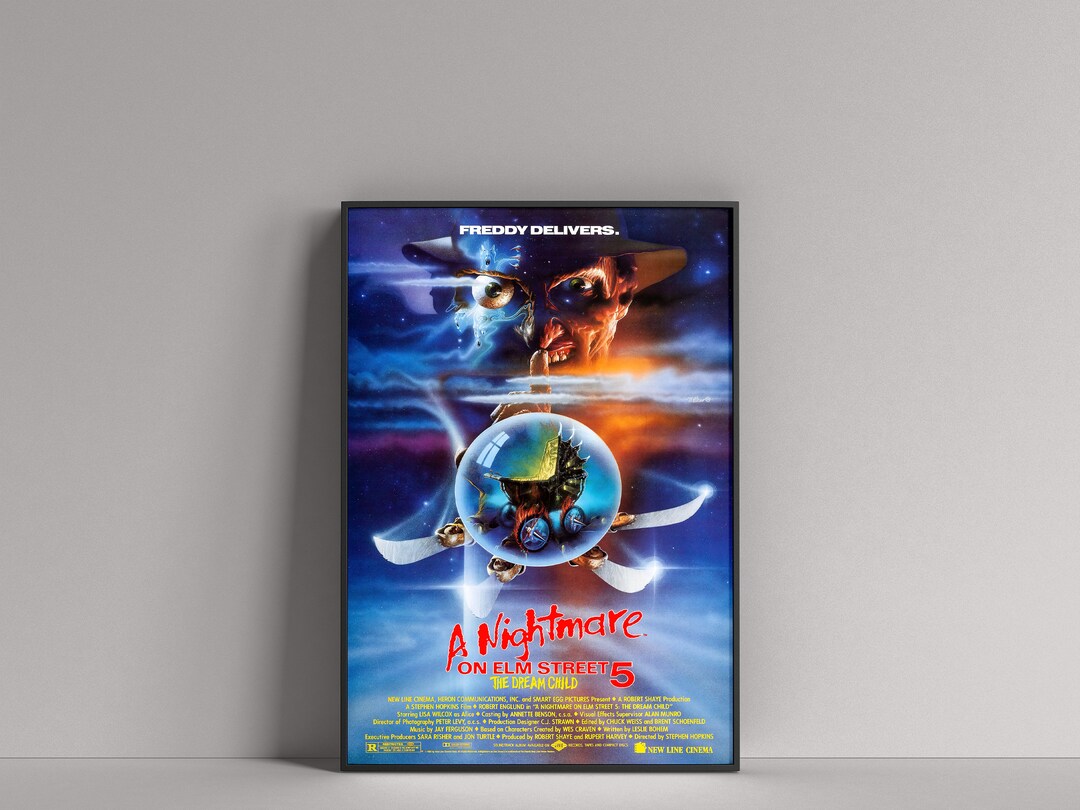 A Nightmare on Elm Street 5 the Dream Child 1989 11x17 Movie Film POSTER robert Englund, Lisa